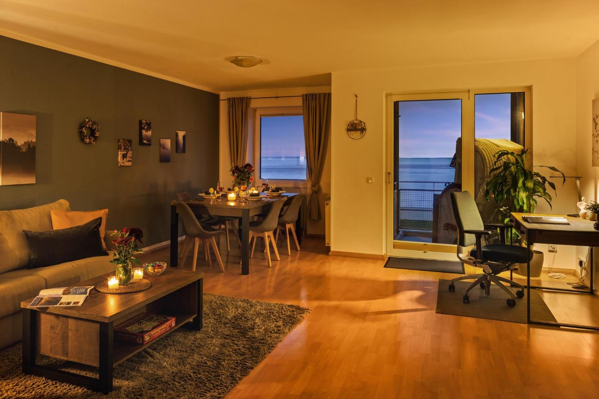 Strand-Apartment, Strandkorb, Meeresrauschen, Parkplatz Wilhelmshaven Eksteriør bilde